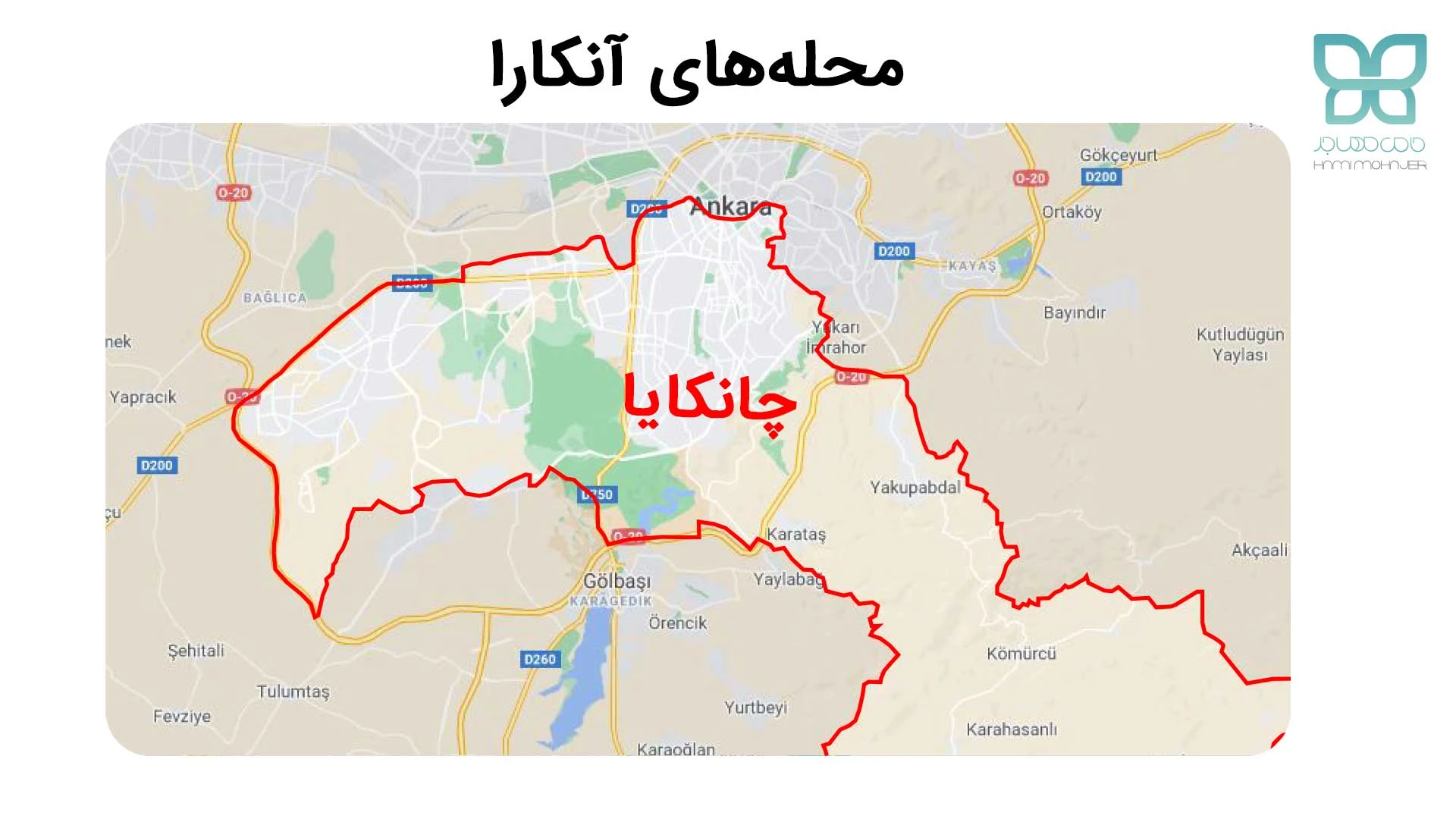 منطقه چانکایا آنکارا برای اجاره خانه در ترکیه