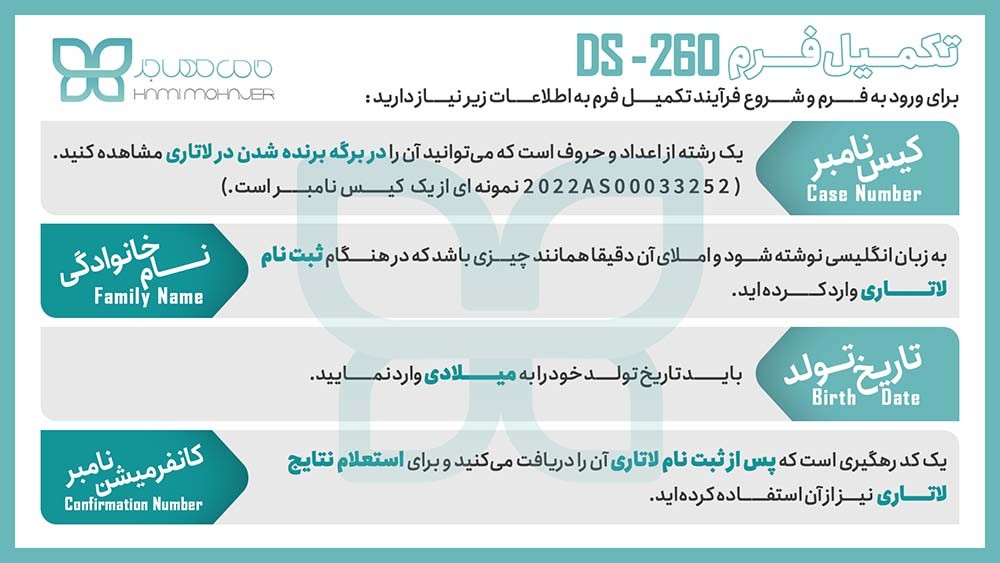 مدارک مورد نیاز برای تکمیل فرم دوم لاتاری